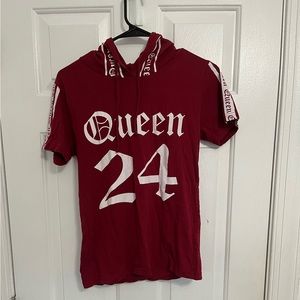 ON FIRE PULL OVER SHIRT w/HOOD